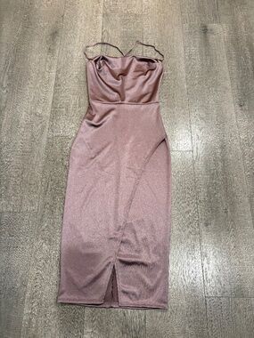 Purple Windsor Midi Dress